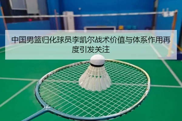 中国男篮归化球员李凯尔战术价值与体系作用再度引发关注